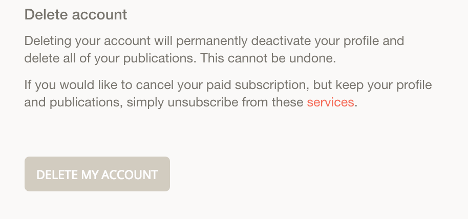 Issuu account Delete